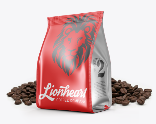 mock up coffee bag
